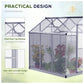 6 x 6 Polycarbonate Greenhouse – view 5