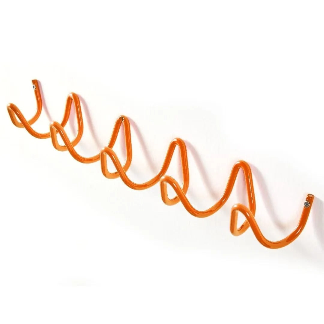 Rack Modern Wavy Wall Coat for Stylish Wall Coat Rack with Multiple Hooks