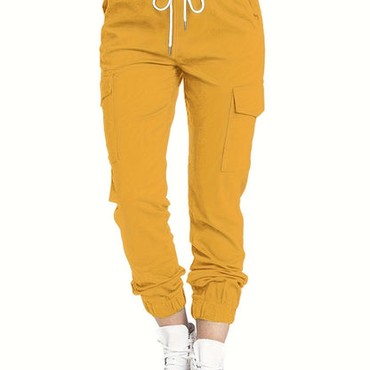 Ladies' Cargo Trousers with Pockets and a Comfortable Fit for Casual Everyday Wear