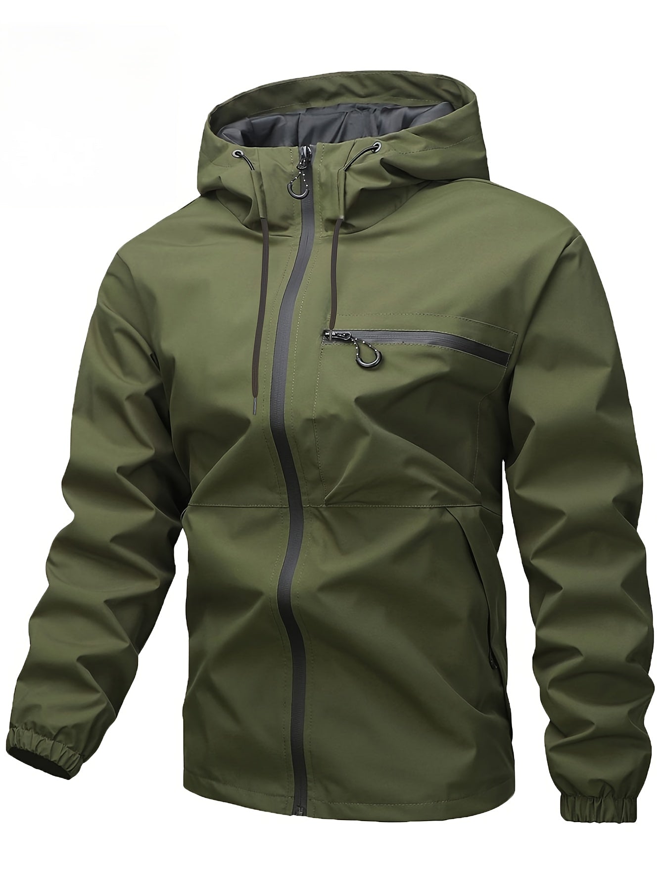 Men's Outdoor Jacket for Spring and Autumn for Windproof Hooded Jacket for Outdoor Activities