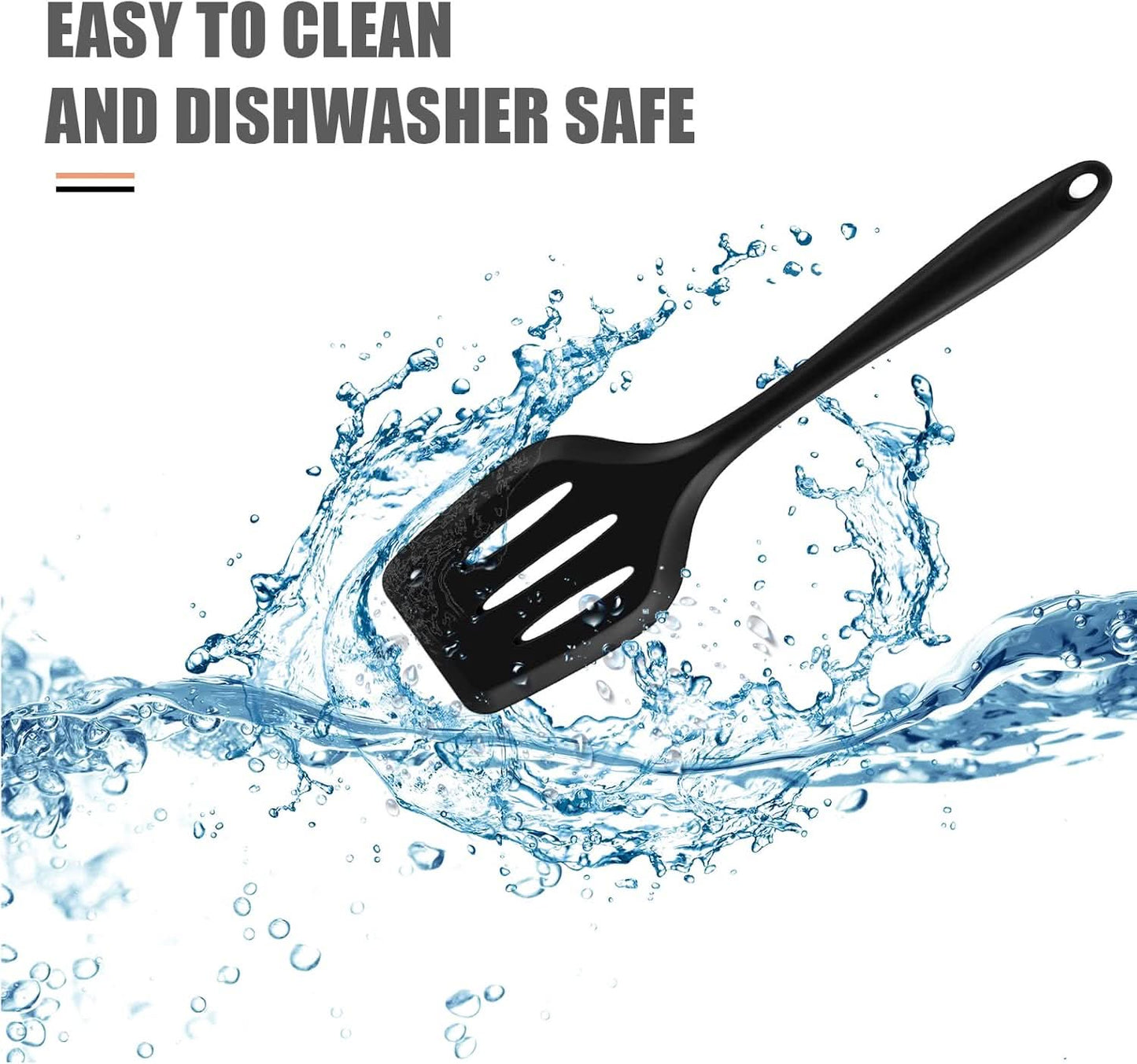Utensil with Culinapro Silicone Set for 15-Piece Heat-Resistant Cooking Tools