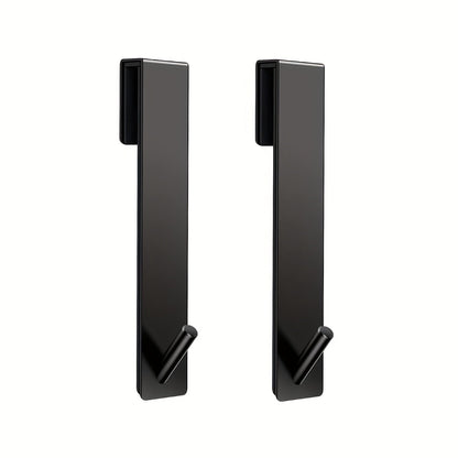 Hooks with Modern Steel Glass Door Set for Stylish, Silent and Practical
