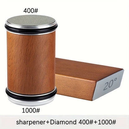 Magnetic Knife Sharpener with Diamond Coating for Kitchen Knives