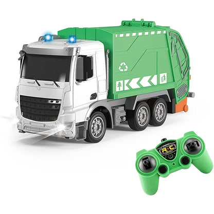 Ecotruck RC Garbage Truck for Realistic Toy Truck with Lights & Sounds