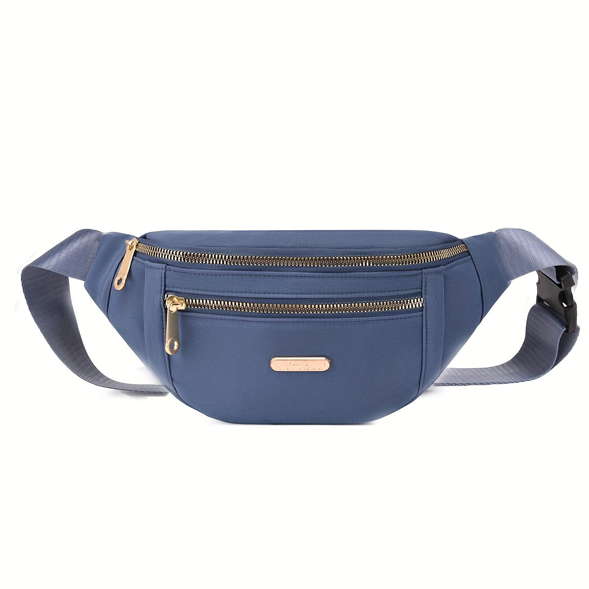 Bag with Lightweight Bum Design for Women with Multiple Zipper Pockets and Adjustable Strap