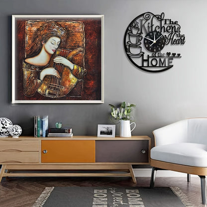 Clock Charming Kitchen Wall for a Cozy Atmosphere