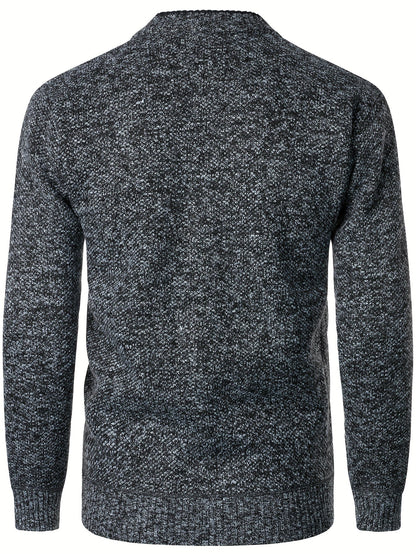 Men's Knitted Cardigan with Buttons for Warm and Comfortable for Autumn and Winter