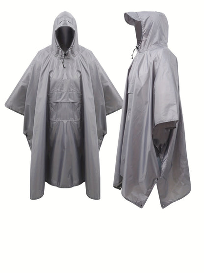 Waterproof 3-in-1 Poncho for Multifunctional and Breathable for Hiking, Camping, and Biking