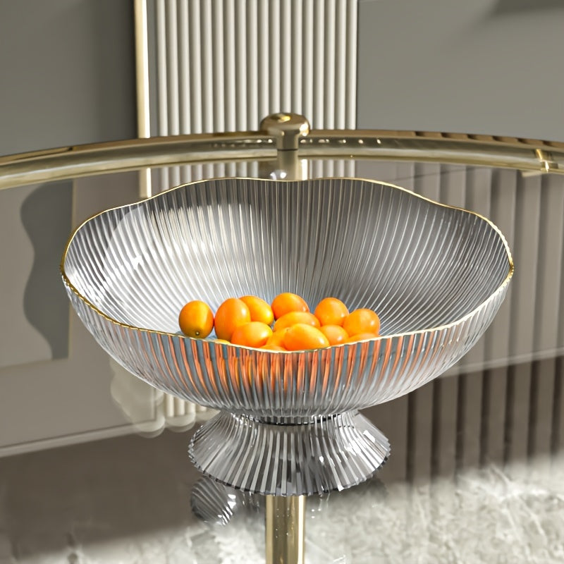 Bowl with Transparent Fruit Made of PET for Decorative and Practical
