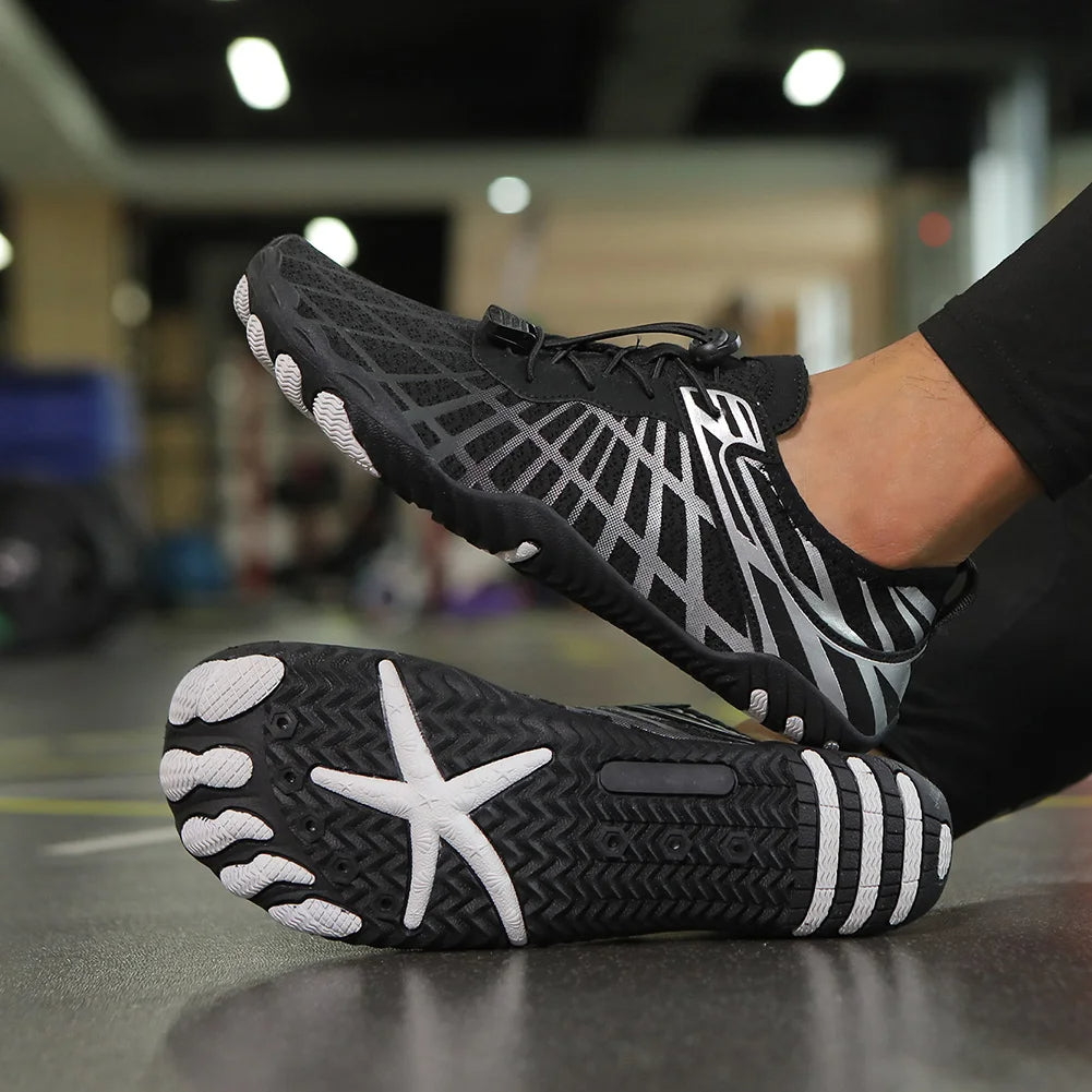 Shoes with Unisex Water Anti-Slip Sole and Quick-Drying Mesh