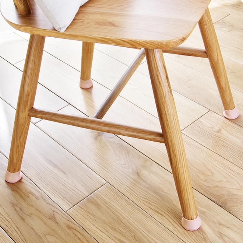 Flexigrip Pro for Transparent Silicone Chair Leg Covers with Anti-Slip Felt Base