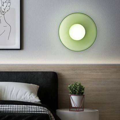 Glass with Modern Round Ceiling Lamp with Elegant and Timeless Design