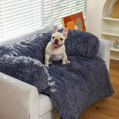 Dog with Plush Bed with Raised Edges for Soft Comfort for Daily Resting
