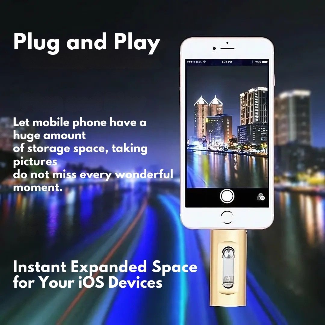 3 in 1 USB Stick with Fast Transfer and Wide Compatibility