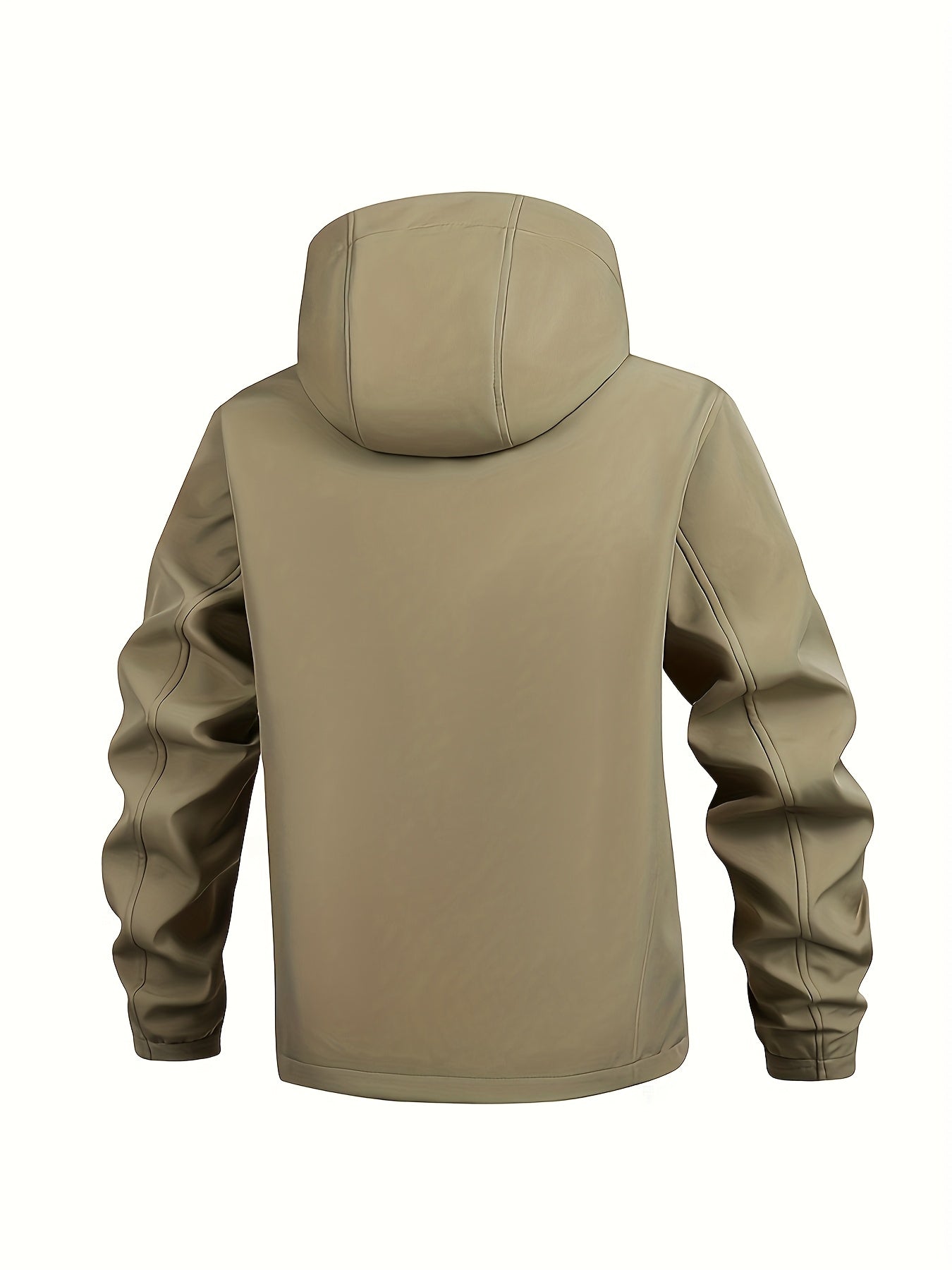 Men's Outdoor Softshell Jacket with Hood for Quick-Drying and Windproof