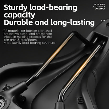 Cushion with Inflatable Bicycle Saddle with Air Design for Comfort During Long Rides