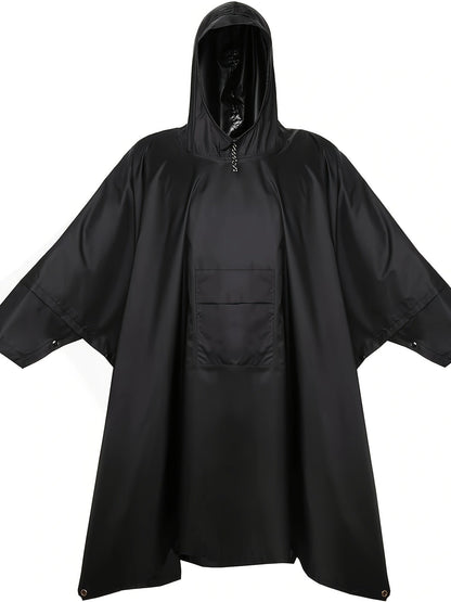 Waterproof 3-in-1 Poncho for Multifunctional and Breathable for Hiking, Camping, and Biking