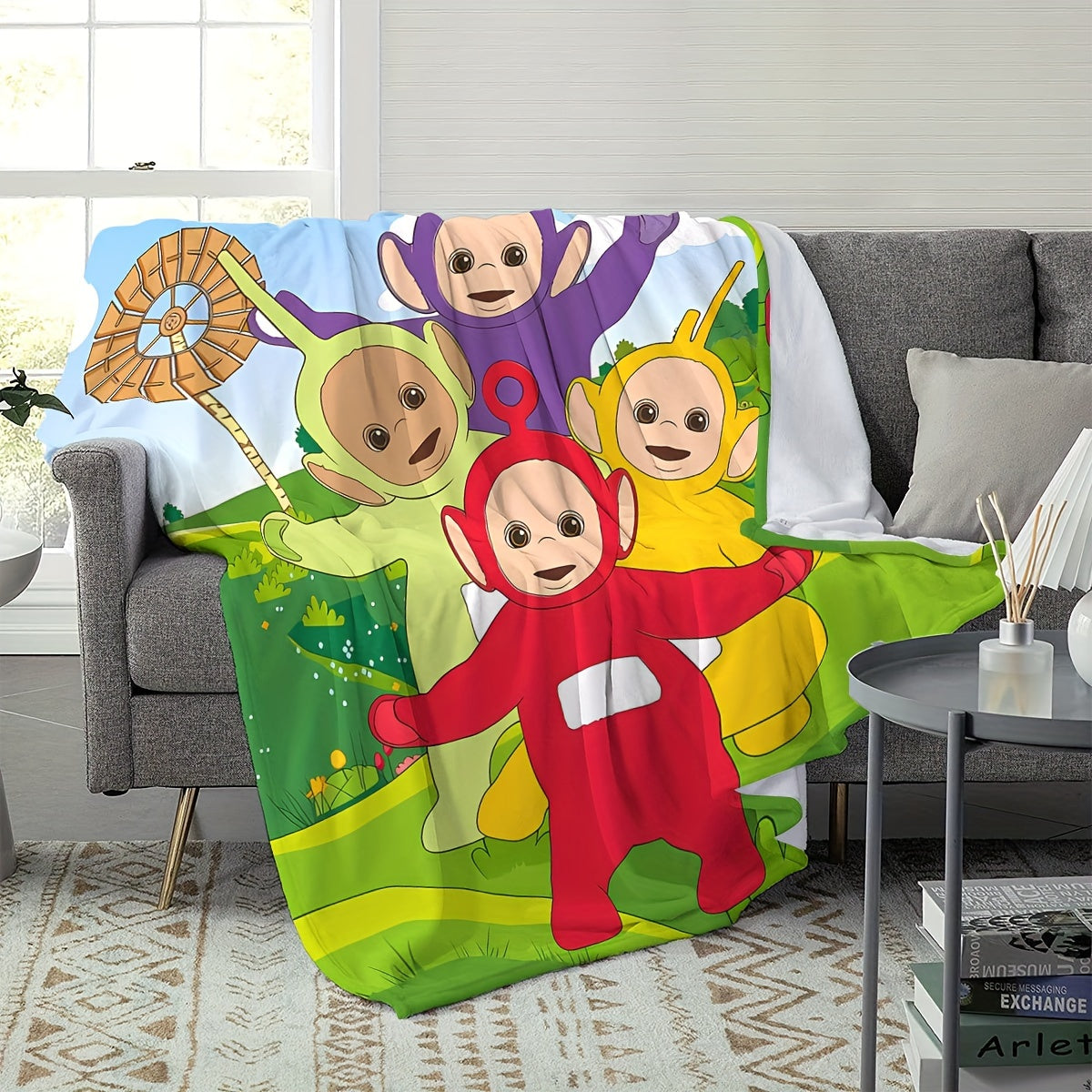 Blanket Teletubbies for Children, Soft and Versatile
