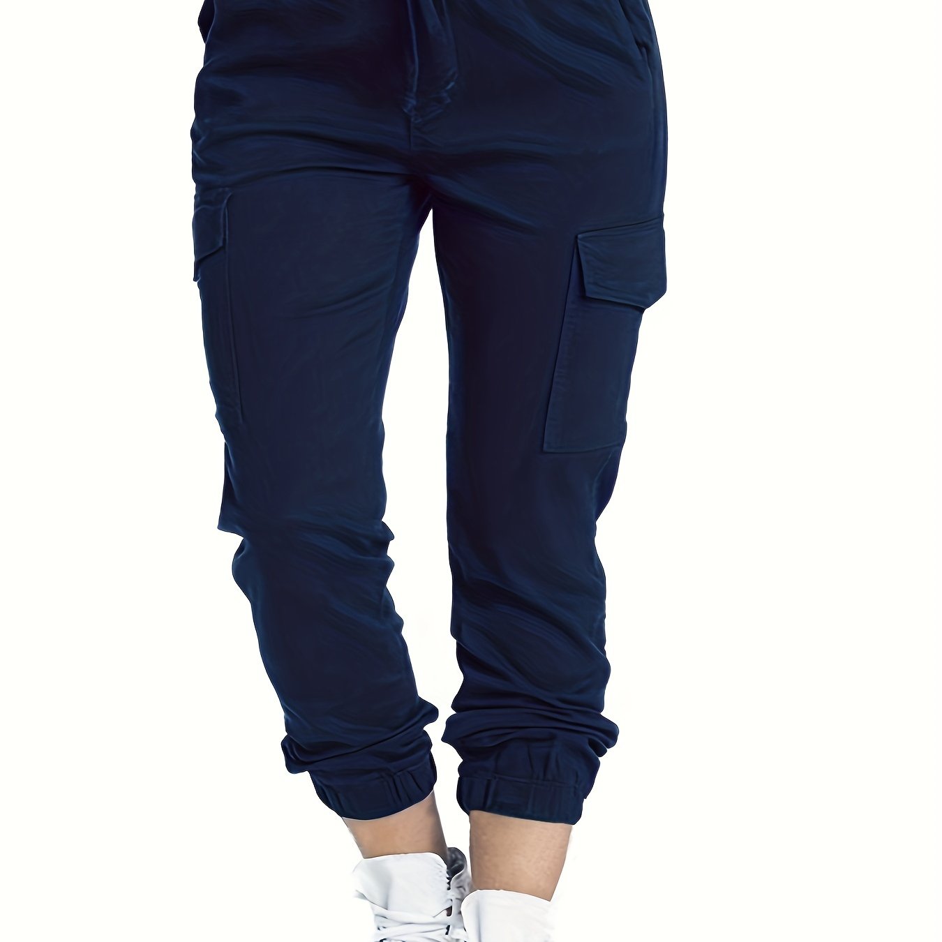 Ladies' Cargo Trousers with Pockets and a Comfortable Fit for Casual Everyday Wear