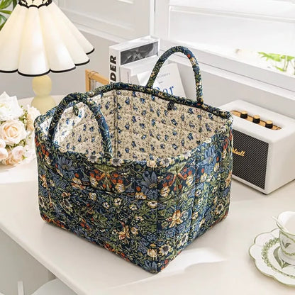 boho fabric storage
