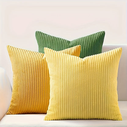 Cushion with Bohemian Rib Cover with Stripe Texture for Soft, Stylish, and Decorative