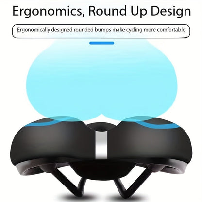 Comfortable Bicycle Saddle with Ergonomic Breathable Design