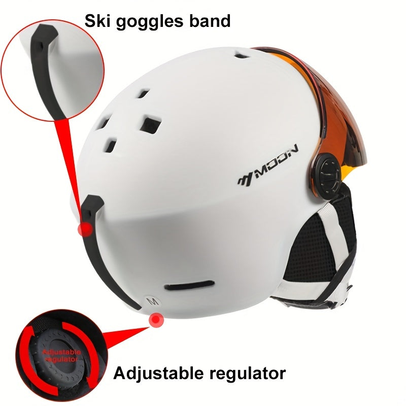 High-Quality Ski Helmet with Removable Parts for Safe and Comfortable for Outdoor Activities