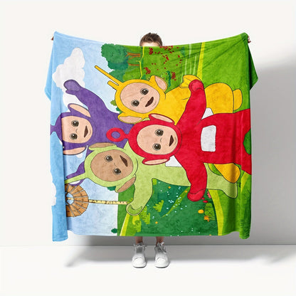 Blanket Teletubbies for Children, Soft and Versatile