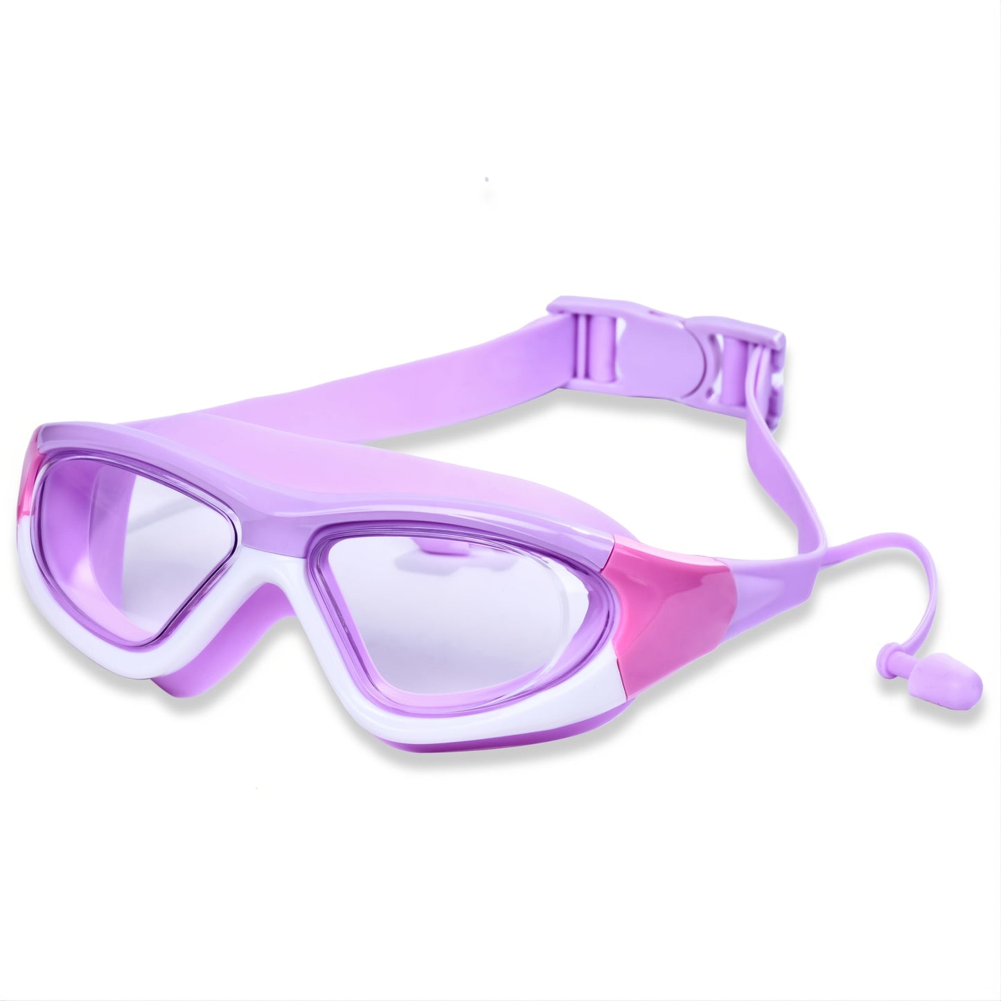 Kids Swim Goggles with Large Frame for Comfortable & Anti-Fog for Swimming Fun