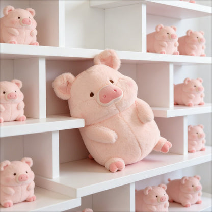 Cuddle Toy with Soft Plush Piglet Design for Babies, Children, and Cuddle Moments