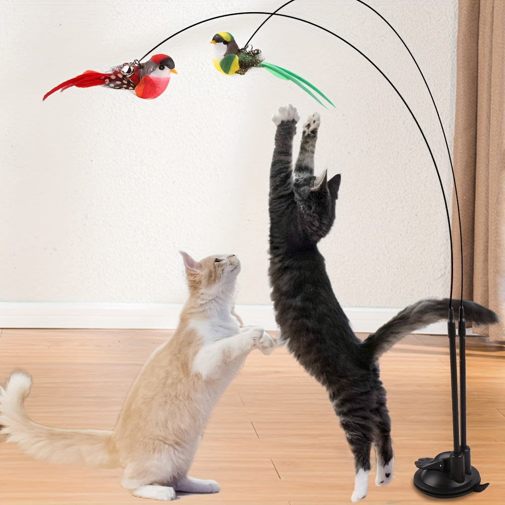 Interactive Cat Toy with Suction Cup for Ultimate Play Fun for Your Cat
