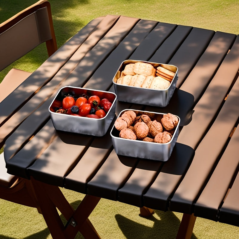 Set 7-Piece Stainless Steel Food Storage for Leak-Proof and Stackable Containers
