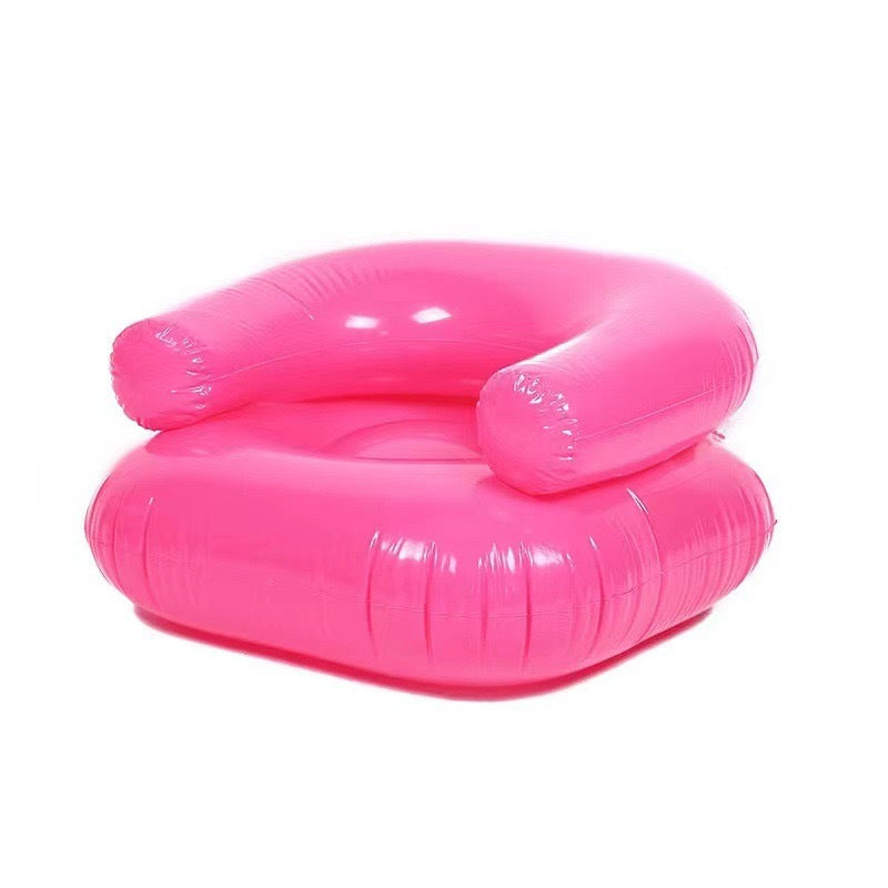 Cushion Inflatable Lounge Chair for Adults with Transparent Design and Comfort