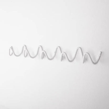 Rack Modern Wavy Wall Coat for Stylish Wall Coat Rack with Multiple Hooks