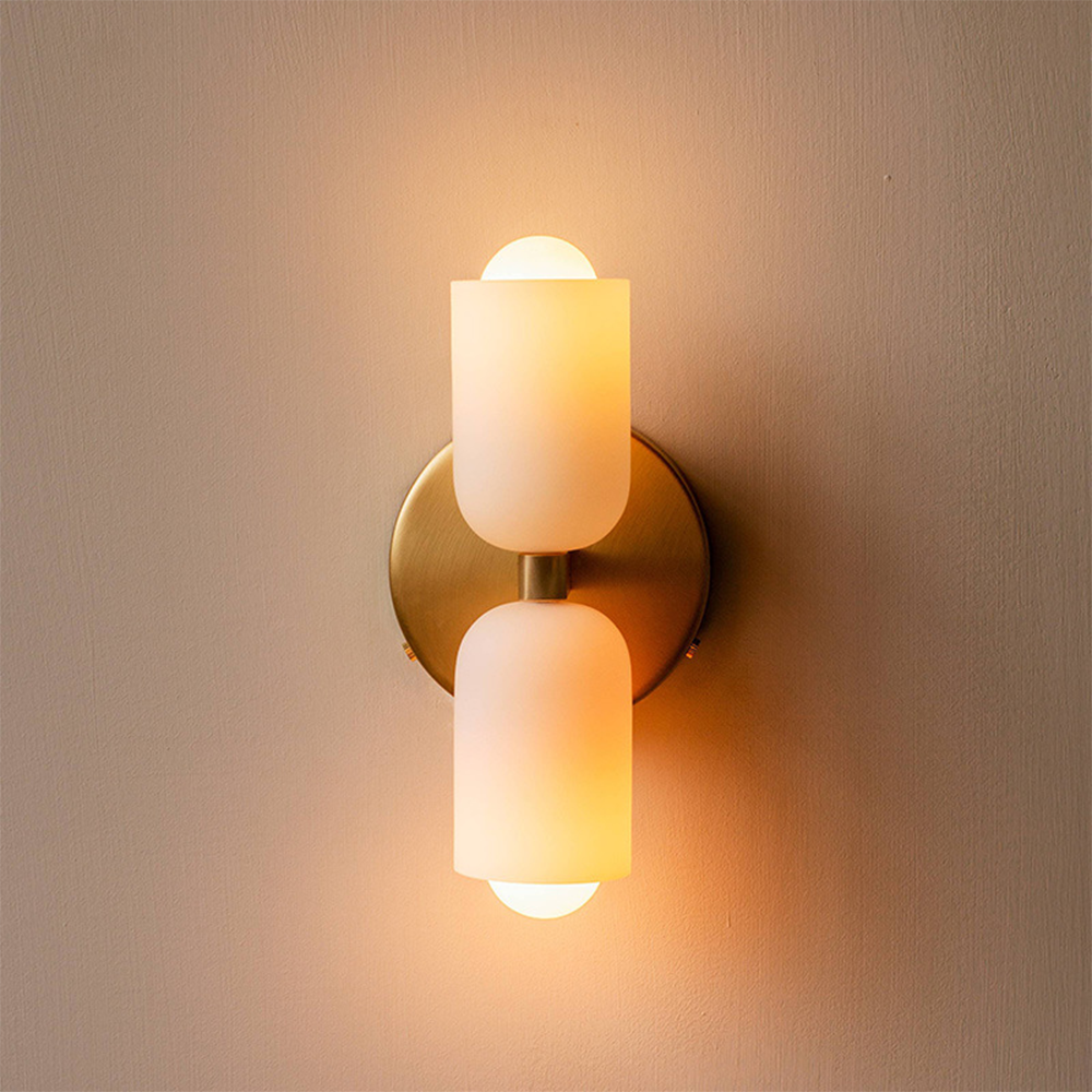 Modern Wall Lamp with Uplight and Downlight for Subtle Ambient Lighting for Interiors