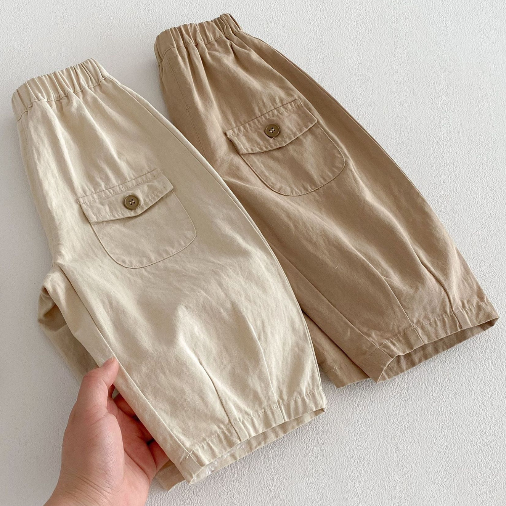 Kids' Cargo Trousers for Toddlers and Children with Comfortable Fit and Pockets