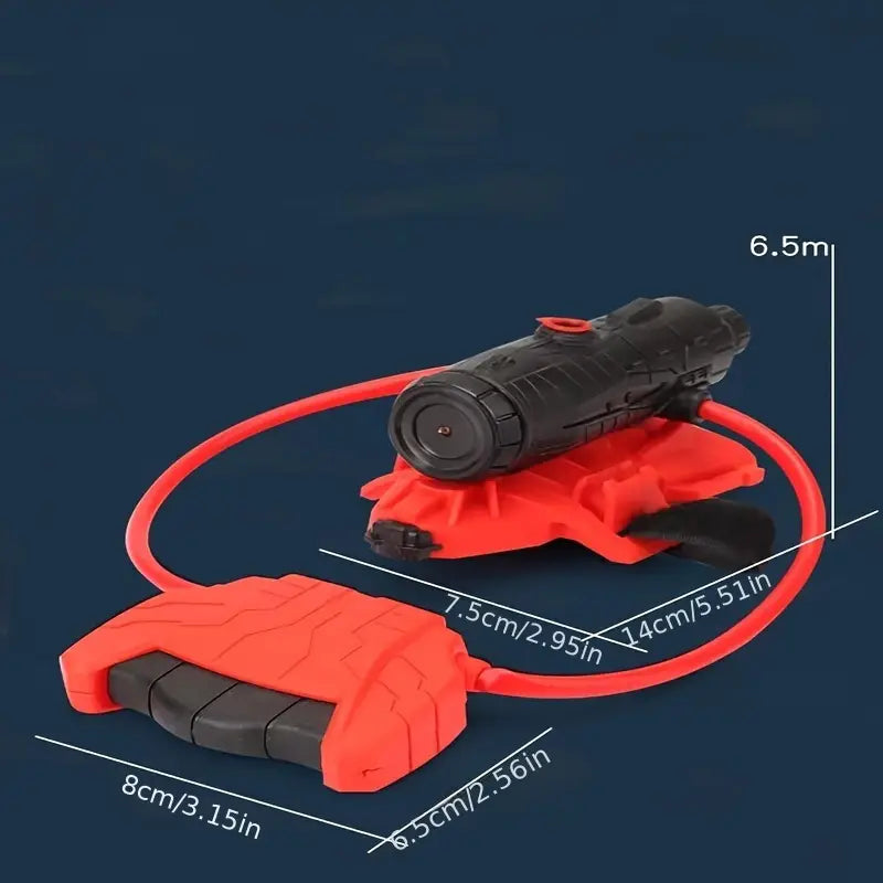 Gloves with Water Spray Design for Children with Web Pattern and Playful Water Action