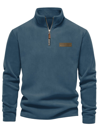 Fleece Lined Half-Zip Pullover for Comfortable and Warm for Cold Days