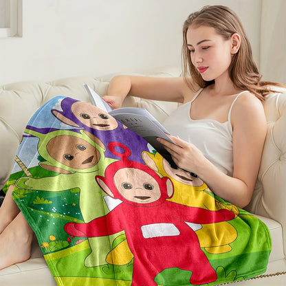 Blanket Teletubbies for Children, Soft and Versatile