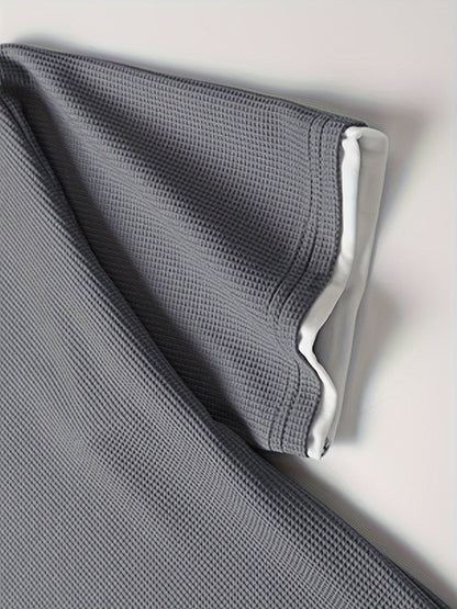 Set in Waffle Fabric for Comfortable and Breathable