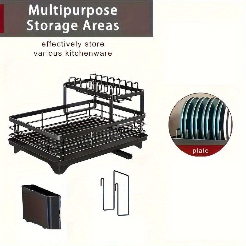 Rack with Steelflow Draining 2 Layers for Spacious, Practical and Durable