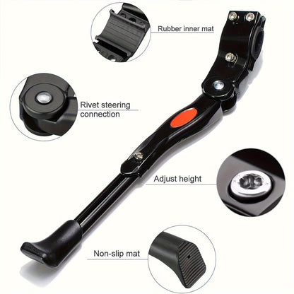 Stand Adjustable Bicycle for Sturdy Side Kickstand for Stable Parking