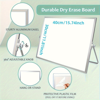 Magniboard Magnetic Whiteboard for Portable and Double-Sided with Stand