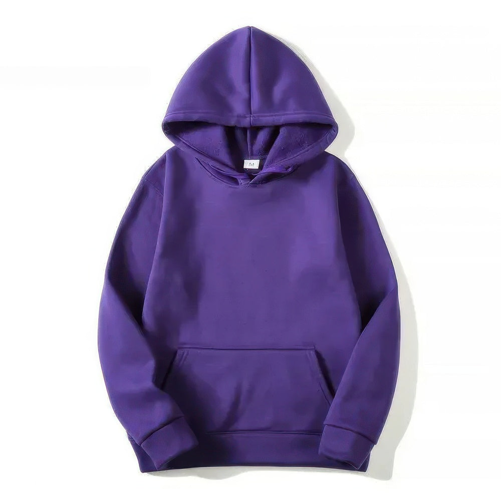 Comfortable Unisex Hoodie with Warm Lining and Relaxed Fit