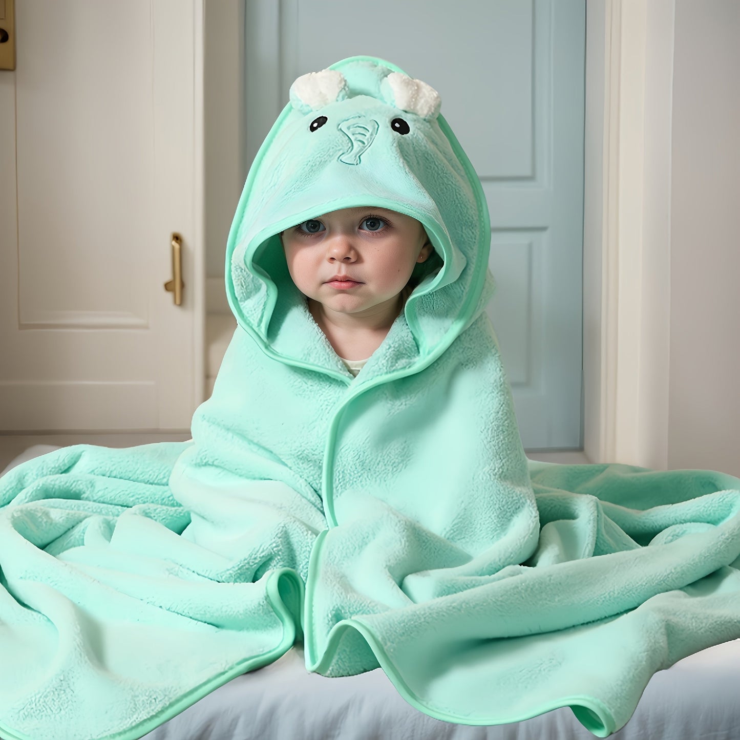 Baby Towel with Hood for Soft and Comfortable After Bathing