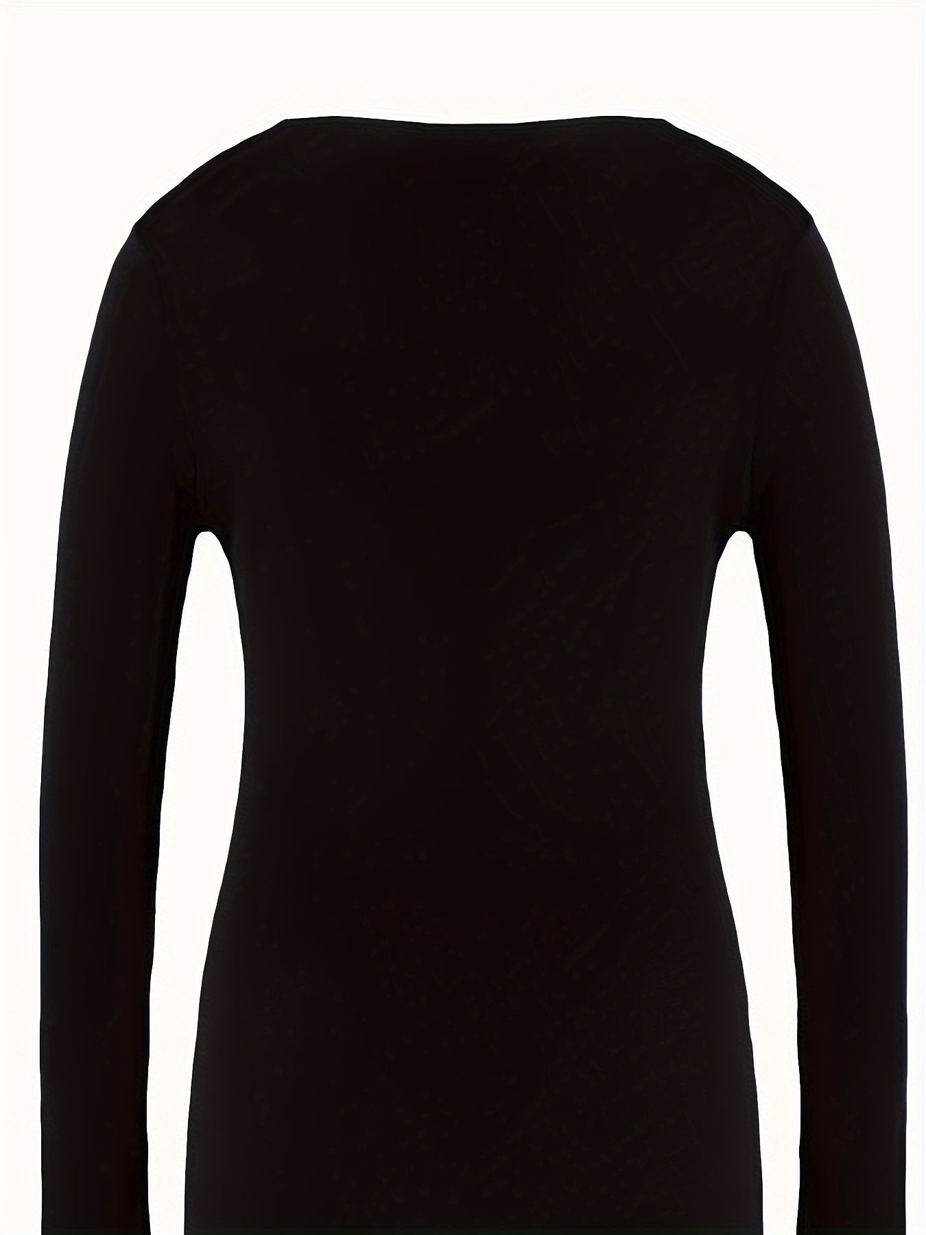 Ladies Thermal Long Sleeve Top for Autumn and Winter for Comfortable and Warm Basic Item