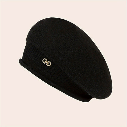Chic Knitted Beret for Women for Elegance and Warmth for Winter