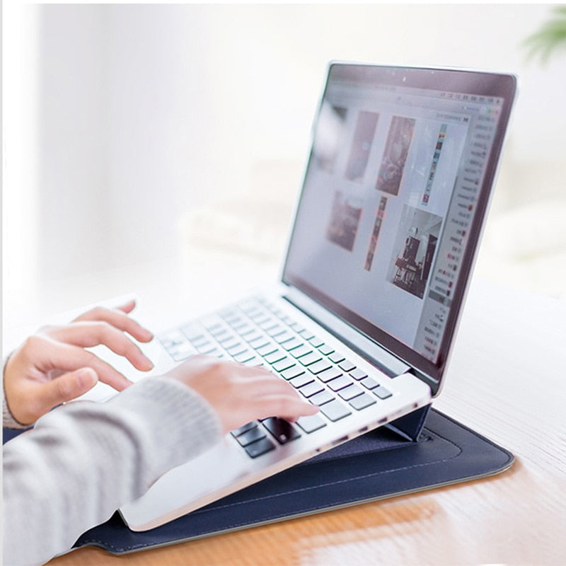 Stand Laptop Sleeve with Built-in for Protective Case for 11 16 Inch Laptops