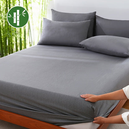 Bamboo Fiber Fitted Sheet for Breathable Comfort
