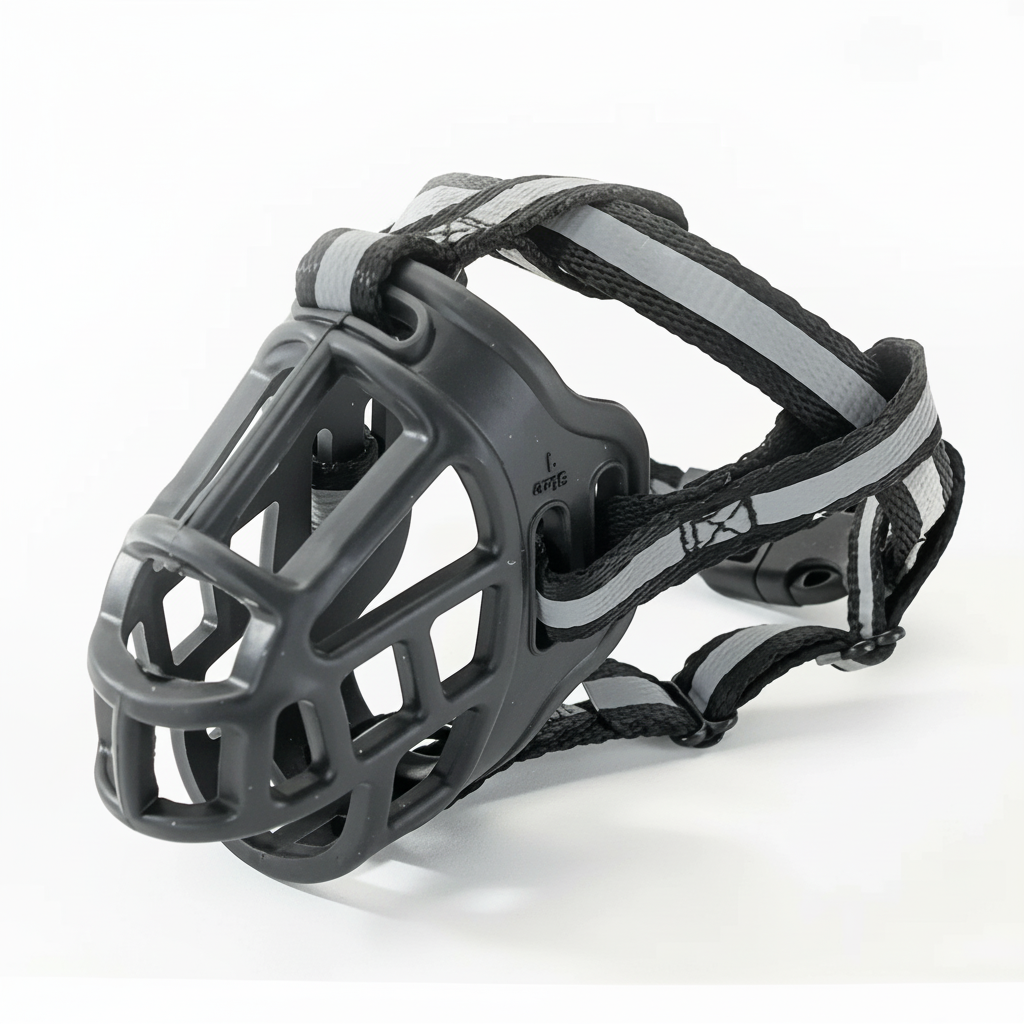 Adjustable Dog Muzzle with Breathable Mesh for Safe Daily Use